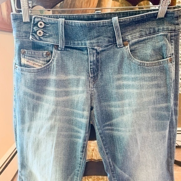 ✨💙✨ Vintage Diesel Jeans Front Zip Side Button Vintage Wash✨👖✨ Size 29✨💙✨ - Picture 4 of 7